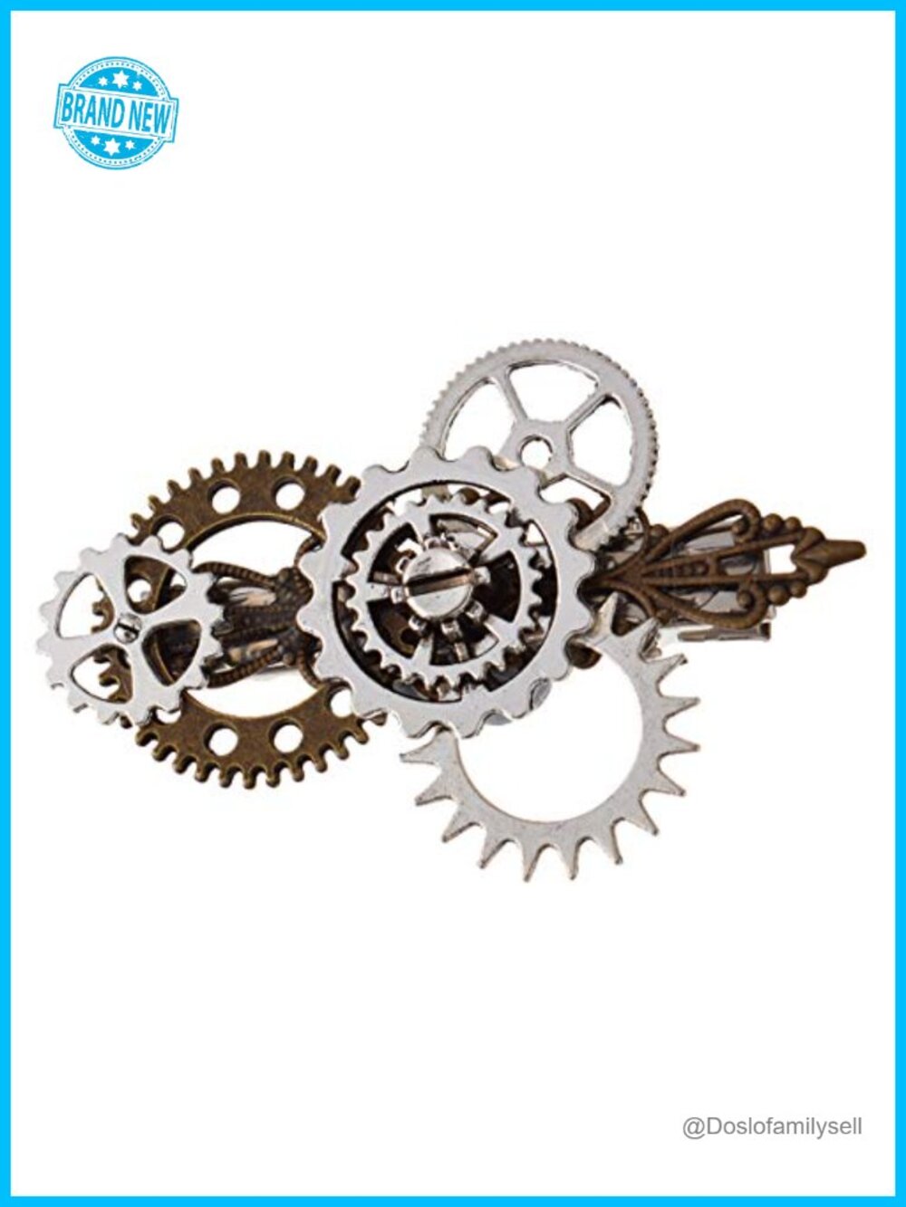Vintage Steampunk Gothic Hair Clip Headwear One Size